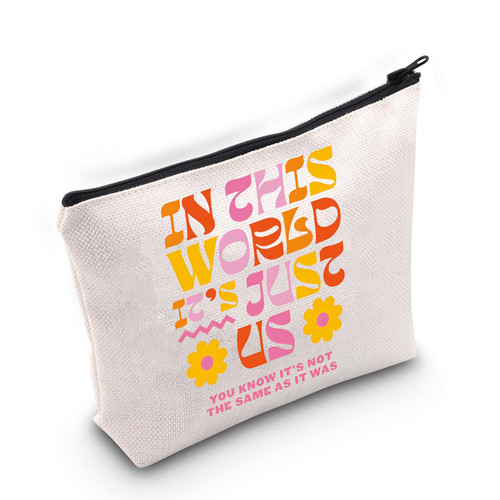 BLUPARK Singer Inspired Makeup Bag Singer Merch Album Gift Singer Makeup Bag Singer Fan Gift Singer Zipper Pouch Music Lover Gift (Just Us) BLUPARK Singer Inspired Makeup Bag Singer Merch Album Gift Singer Makeup Bag Singer Fan Gift Singer Zipper Pouch Music Lover Gift (Just Us)