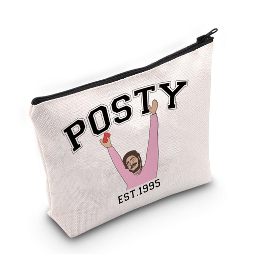 WCGXKO Singer Inspired Makeup Bag Singer Fans Gift Album Gift Rapper Rocker Lover Merch Zipper Pouch (Posty) WCGXKO Singer Inspired Makeup Bag Singer Fans Gift Album Gift Rapper Rocker Lover Merch Zipper Pouch (Posty)