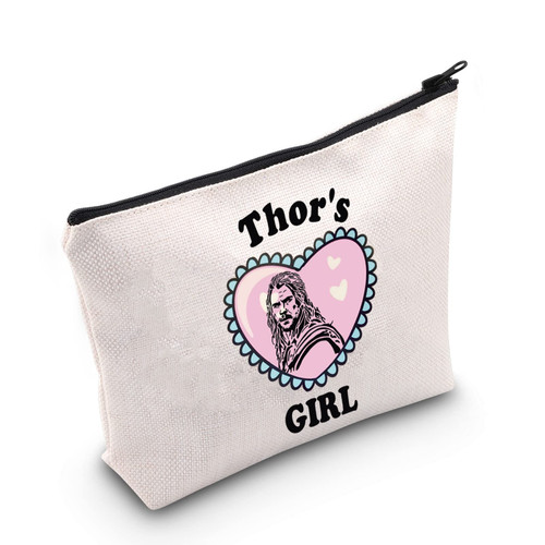 POFULL Movie Inspired Gift Superhero Fan Merch Thor's Girl Cosmetic Bag (Tho Girl bag) POFULL Movie Inspired Gift Superhero Fan Merch Thor's Girl Cosmetic Bag (Tho Girl bag)