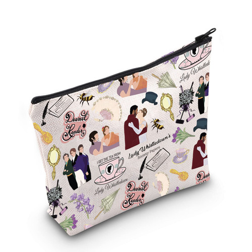POFULL TV Show Inspired Gift Book Lover Zipper Pouch Cosmetics Bag For Women (Bridg Cosmetic Bag) POFULL TV Show Inspired Gift Book Lover Zipper Pouch Cosmetics Bag For Women (Bridg Cosmetic Bag)