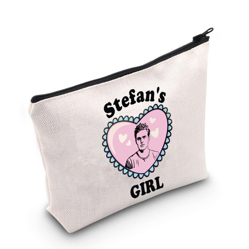 POFULL Stefan Fan Vampire Inspired Gift Stefan's Girl Cosmetic Bag The Originals Gift (Stef Girl bag)