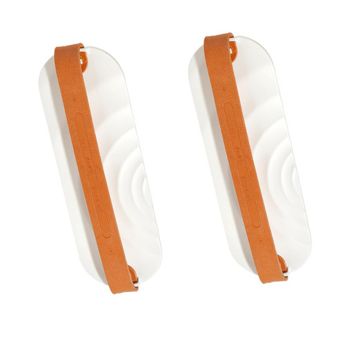 Cabilock 2PCS shoe mounted Sticky Shoes Holder Slippers Organizer Door Shoe Hangers Wall Mounted Shoes Rack no trace white shelf