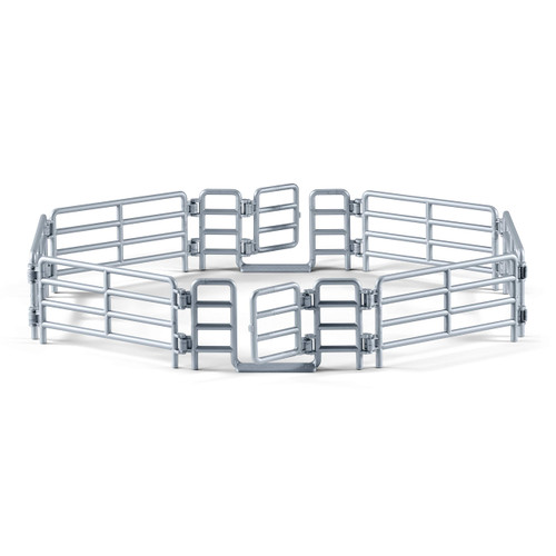 Schleich Farm World, Farm Toy Accessory for Boys and Girls Ages 3-8, Corral Fence with Gate