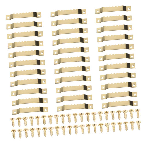 ABOOFAN 100pcs Sawtooth Photo Frame Hook Picture Hangers Picture Hook Picture Frame Hooks Picture Hanging Nails Canvas Hangers for Walls Stainless Steel Wall Hanger New Chinese Style