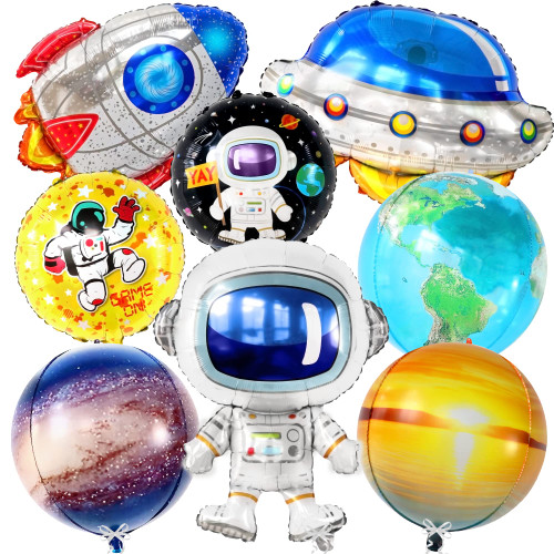 KatchOn, Large Astronaut Space Balloons - 37 Inch, Pack of 8 | Earth Balloon for Out of Space Decorations | Astronaut Balloon, Space Birthday Decorations | Outer Space Balloons for Astronaut Party KatchOn, Large Astronaut Space Balloons - 37 Inch, Pack of 8 | Earth Balloon for Out of Space Decorations | Astronaut Balloon, Space Birthday Decorations | Outer Space Balloons for Astronaut Party