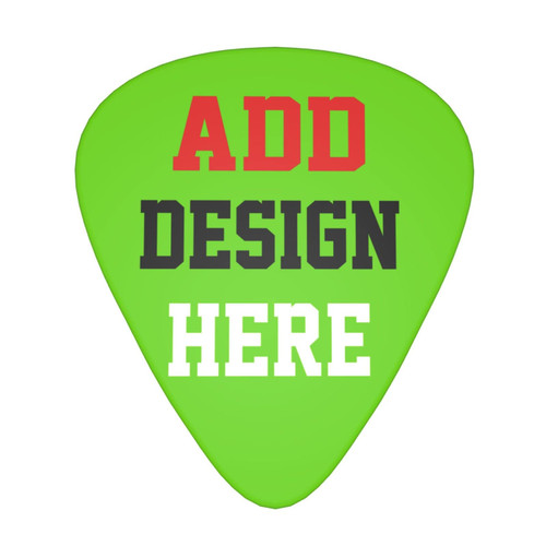 Custom Guitar Picks 12-pack, Personalized Design Guitar Picks, Add Your Own Photo Text Name Logo Guitar Accessories 0.46mm / 0.71mm / 0.96mm Gifts for Electric Guitar Bass (Single-side Print)
