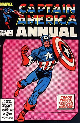 Captain America (1st Series) Annual #7 FN ; Marvel comic book | Cosmic Cube