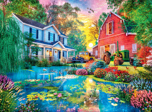 Buffalo Games - Country Life - Old Country Farmhouse - 1000 Piece Jigsaw Puzzle for Adults Challenging Puzzle Perfect for Game Nights - 1000 Piece Finished Size is 26.75 x 19.75 Buffalo Games - Country Life - Old Country Farmhouse - 1000 Piece Jigsaw Puzzle for Adults Challenging Puzzle Perfect for Game Nights - 1000 Piece Finished Size is 26.75 x 19.75
