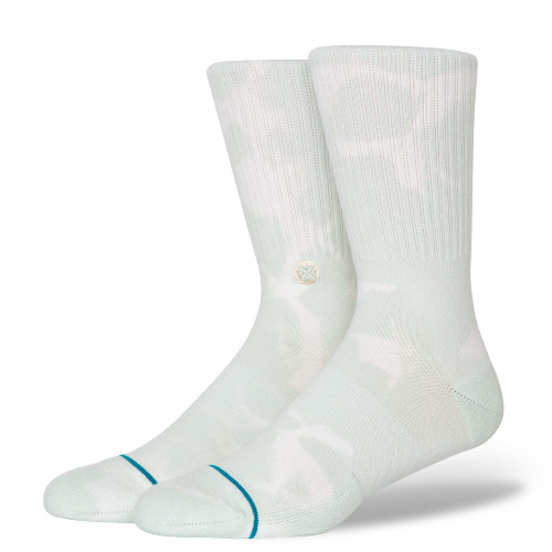 Stance Icon Dye Crew Socks (Medium, Lightblue)