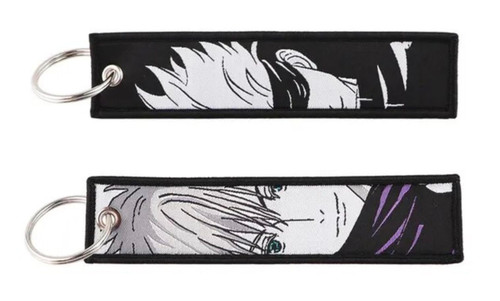 Pinstant Satoru Gojo Jujutsu Kaisen Anime Manga Keychain Key Tag Chain Fob Ring