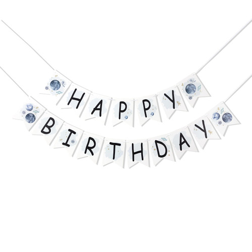 Outer Space Planets Happy Birthday Banner - Astronaut Rocket Birthday Banner - Outer Space Theme Birthday Party Decor (SPACE HAPPY BANNER) Outer Space Planets Happy Birthday Banner - Astronaut Rocket Birthday Banner - Outer Space Theme Birthday Party Decor (SPACE HAPPY BANNER)