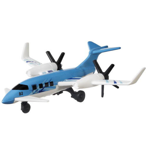 Matchbox Sky Busters Die-Cast Metal Collectible Aircrafts - HFX76 ~ MBX Pusher Prop ~ Blue and White