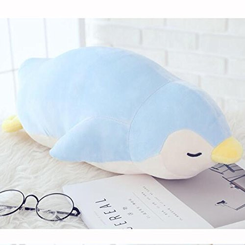 DongCrystal 19.6"Penguin Plush Stuffed Animal Soft Toy-Blue