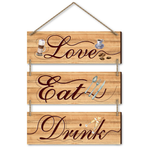 3 Pieces Kitchen Decor Dining Room Wall Decor Farmhouse Wall Hanging Decor for Home Dining Room Living Room Bar Cafe Restaurant Rustic Wooden Signs Plaque Decorative 3 Pieces Kitchen Decor Dining Room Wall Decor Farmhouse Wall Hanging Decor for Home Dining Room Living Room Bar Cafe Restaurant Rustic Wooden Signs Plaque Decorative