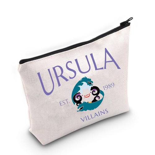 TSOTMO Ursula Villains Makeup Bag Ursula Sea Witch Gift Cartoon Villains Character Gift For Women Cartoon Movie Fans Gift Villains Queen Gift (URSULA Bag) TSOTMO Ursula Villains Makeup Bag Ursula Sea Witch Gift Cartoon Villains Character Gift For Women Cartoon Movie Fans Gift Villains Queen Gift (URSULA Bag)