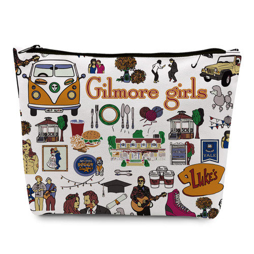 gfuhlre Gilmore-Bag TV Show Gift Luke's Makeup Bag Travel Toiletry Bag Funny Girls Inspired Luke's Fan Gift for Women Female Best Friends Fans Teen Girls Sister BFF Birthday Graduation Christmas gfuhlre Gilmore-Bag TV Show Gift Luke's Makeup Bag Travel Toiletry Bag Funny Girls Inspired Luke's Fan Gift for Women Female Best Friends Fans Teen Girls Sister BFF Birthday Graduation Christmas