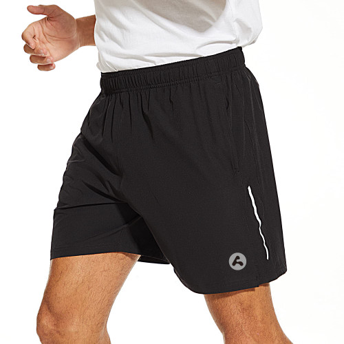 ARCTHLEX Mens Athletic Shorts Workout Running Shorts Stretch Quick Dry Performance for Casual Gym Trainning Sports Black XXL