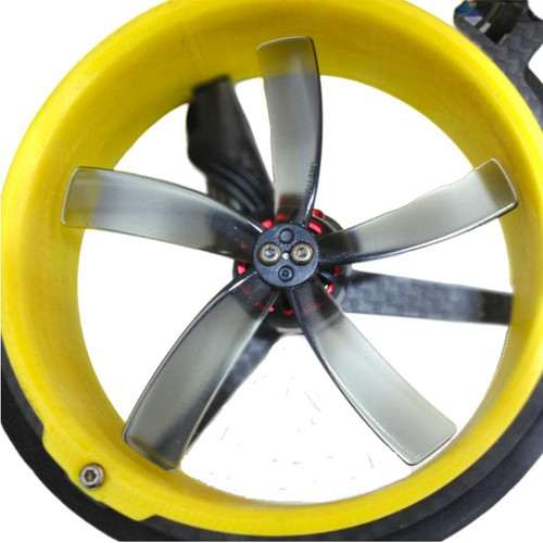 2Pairs Duct T75MMX5 75mm 5-Blade PC Propeller 1.5mm for RC FPV Racing Freestyle 3inch Cinewhoop Ducted Drones DIY Parts
