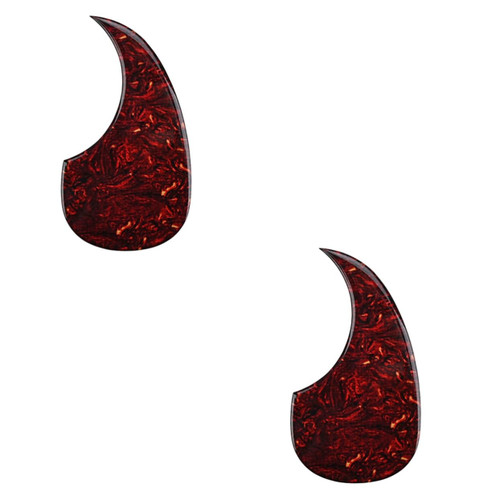SUPVOX 2pcs Guitar Pickguard Celluloid Scratch Plate Guitar Protector Decal Guitar Picks for Acoustic Guitar Folk Guitar Parts Electric Guitar Parts Guitar Accessory Thicken Supplies Pvc