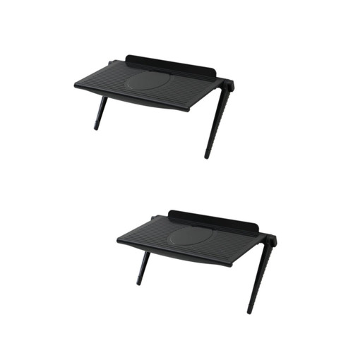 UKCOCO 2pcs Display Shelf Monitor Storage Rack Platform Tv Screen Storage Stand Monitor Mount Organizer Tv Top Shelf Wall Bracket Tv Shelf Mounting Abs Display Screen Monitoring Rack