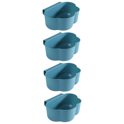 Cabilock 4pcs Garbage can Rubbish bin Kitchen Waste Basket Small Trash can Hanging Waste Basket Rustic Garbage bin Wall bin Kitchen Trash Basket Plastic Trash Paper Wall-Mounted Office