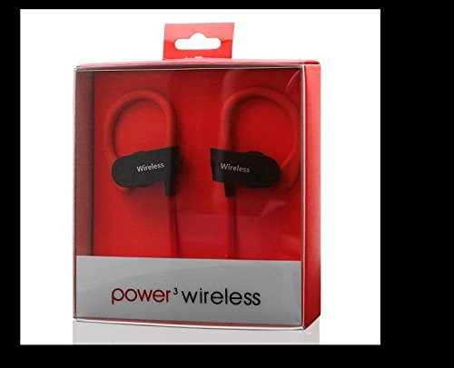 Bluetooth Headphones V4.1 Wireless Sport Earbuds Sweatproof In-ear Stereo Earphones for Running (Red) Bluetooth Headphones V4.1 Wireless Sport Earbuds Sweatproof In-ear Stereo Earphones for Running (Red)