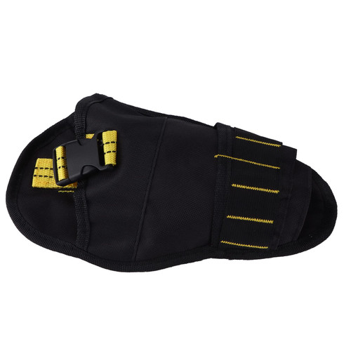 Waist Belt Tool Pouch Bag, Lightweight Adjustable Convenient Drill Waist Tool Bag for Scissors (Black), Utility Belt Bag Garden Tool belt for Men Women Carpenters Electricians Mechanics