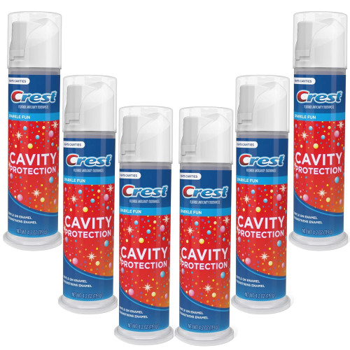 Crest Kids Tube Size Crest Kids Sparkle Fun Cavity Protection Toothpaste, 4.6 Ounce (Pack of 6) Crest Kids Tube Size Crest Kids Sparkle Fun Cavity Protection Toothpaste, 4.6 Ounce (Pack of 6)