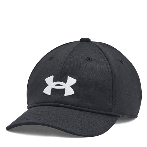 Under Armour Boys Blitzing Cap Adjustable , (001) Black / / White , One Size