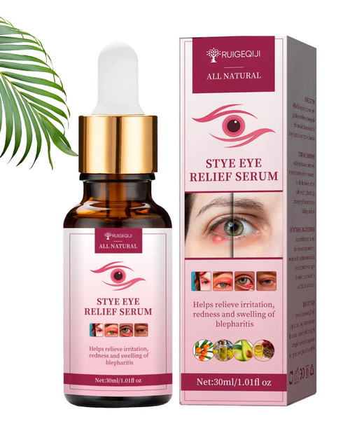 Stye Eye Treatment, Eye Stye Remover, Chalazion Remover, Stye Eye Relief Serum for Styes Chalazion and Blepharitis Treatment, Fast Relief, by RUIGEQIJI Stye Eye Treatment, Eye Stye Remover, Chalazion Remover, Stye Eye Relief Serum for Styes Chalazion and Blepharitis Treatment, Fast Relief, by RUIGEQIJI