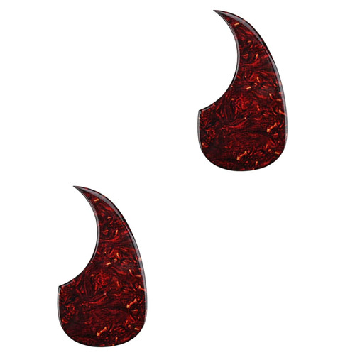 Milisten 2pcs guitar pickguard guitar picks for acoustic guitar Impact Plate for Guitar acoustic guitar picks Guitar Protector Decal Scratch Plate Guitar Parts supplies pvc electric guitar