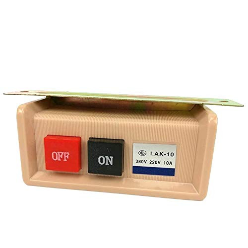 LAK-10 ON/Off Start Stop Flush Mounted Push Button Switch AC 380/220V 10A Sewing Machine Switch