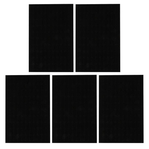 Foam Insert Display Trays 5pcs Jewelry Insert Pad Sponge Jewelry Box Inserts Jewelry Showcase Trays Jewelry Ring Earring Mat Box for Jewelry Display Organizer Black