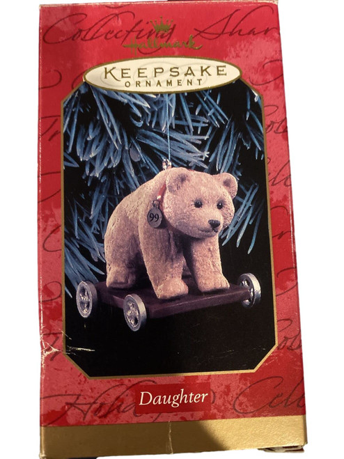Hallmark Keepsake Ornament Daughter 1999
