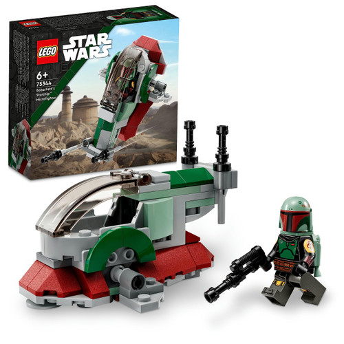 LEGO 75344 Star Wars Boba Fett Spaceship (TM) Microfighter Toy Block Present Space Boys 6 Years and Up