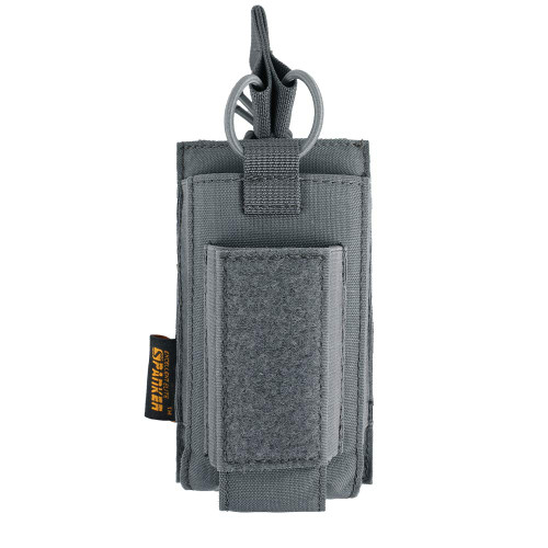 EXCELLENT ELITE SPANKER Open-Top Single/Double/Triple Mollle Mag Pouch for M4 M14 M16 AK AR Elastic Rifle Magazines for Pistol Mag Pouch(Grey) EXCELLENT ELITE SPANKER Open-Top Single/Double/Triple Mollle Mag Pouch for M4 M14 M16 AK AR Elastic Rifle Magazines for Pistol Mag Pouch(Grey)