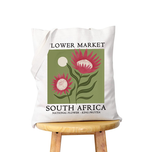 WCGXKO South Africa Travel Gift South Africa Vacation Gift South Africa Trip Canvas Shopping Bag Tote Bag (SOUTH AFRICA)