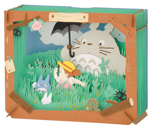 Ensky - My Neighbor Totoro - Totoro Strolls Through The Fields, Paper Theater (PT-062N) - Official Studio Ghibli Merchandise