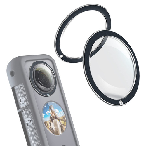 Dual Lens Guards for Insta360 One X2, PC Protective Case for Insta 360 ONE X2 Panoramic Action Camera Accessory