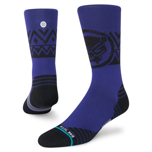 Stance The King Crew Socks (Large, Purple) Stance The King Crew Socks (Large, Purple)