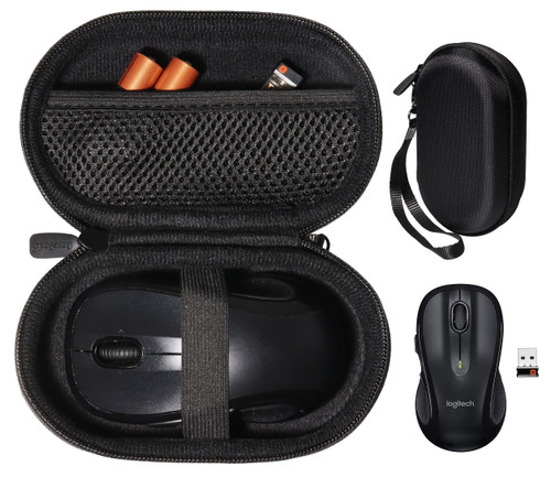 CaseSack Mouse Case for Logitech M510 Wireless Computer Mouse, Also for Logitech G305 /G PRO/G PRO X Superlight Wireless Gaming Mouse (Black) CaseSack Mouse Case for Logitech M510 Wireless Computer Mouse, Also for Logitech G305 /G PRO/G PRO X Superlight Wireless Gaming Mouse (Black)