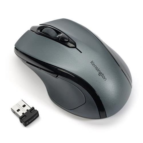 Kensington Pro Fit Mid-Size Wireless Mouse, Graphite Gray (K72423AM)