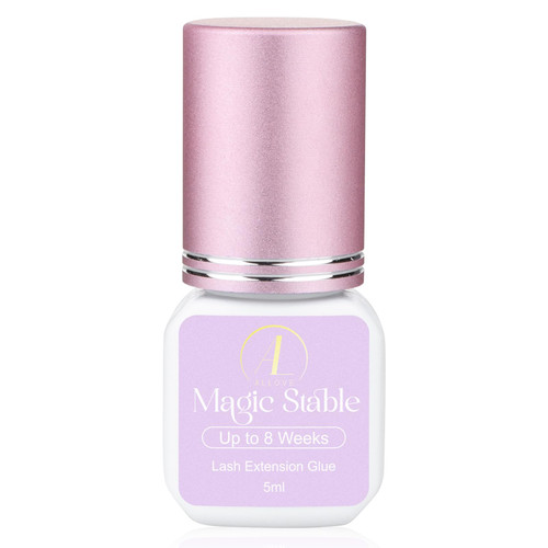 ALLOVE Lash Extension Glue Magic Stable Eyelash Extension Glue Power Extreme Up to 8 Weeks Retention Lash Glue for Eyelash Extensions 5ml Professional Use Only