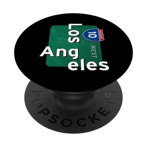 Los Angeles California CA Highway Interstate Travel Gift PopSockets Grip and Stand for Phones and Tablets Los Angeles California CA Highway Interstate Travel Gift PopSockets Grip and Stand for Phones and Tablets