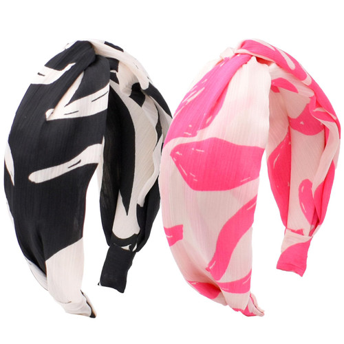 BEGOOD Twist Knotted Headband for Women Swirl Print Womens Knotted Headbands Pink Designer Headbands Black Fashion Top Knot Hairband Wide Headbands Turban Hair Accessories for Girls 2Pcs BEGOOD Twist Knotted Headband for Women Swirl Print Womens Knotted Headbands Pink Designer Headbands Black Fashion Top Knot Hairband Wide Headbands Turban Hair Accessories for Girls 2Pcs