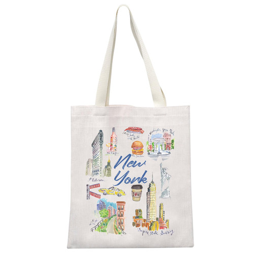 MEIKIUP New York Gift New York Travel Tote Bag New York Vacation Gift New York Shopping Bag Welcome to New York City Gift (New York TB) MEIKIUP New York Gift New York Travel Tote Bag New York Vacation Gift New York Shopping Bag Welcome to New York City Gift (New York TB)