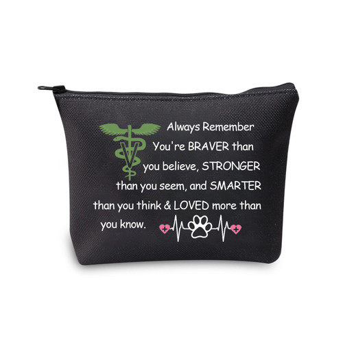 MBMSO Vet Tech Gifts Veterinarian Makeup Bag Vet Assistant Gifts Veterinary Gifts Zipper Pouch Travel Toiletry Bag Cosmetic Bag (Vet Tech Bag Black) MBMSO Vet Tech Gifts Veterinarian Makeup Bag Vet Assistant Gifts Veterinary Gifts Zipper Pouch Travel Toiletry Bag Cosmetic Bag (Vet Tech Bag Black)