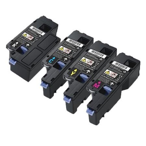 Triple Best Compatible Set of 4 Black 593-BBJX (DPV4T) Cyan 593-BBJU (H5WFX) Magenta 593-BBJV (G20VW) Yellow 593-BBJW (3581G) Toner Cartridges for Dell E525w