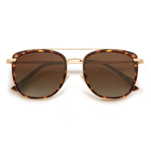 SOJOS Retro Aviator Square Polarized Sunglasses For Women Men,Vintage Women's Sun Glasses Shades UV400 SJ2180 with Tortoise Brown Grading SOJOS Retro Aviator Square Polarized Sunglasses For Women Men,Vintage Women's Sun Glasses Shades UV400 SJ2180 with Tortoise Brown Grading