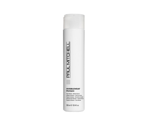 Paul Mitchell Invisiblewear Shampoo, Preps Texture + Builds Volume, For Fine Hair, 300ml Paul Mitchell Invisiblewear Shampoo, Preps Texture + Builds Volume, For Fine Hair, 300ml
